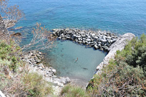 la spiaggia di villa mael